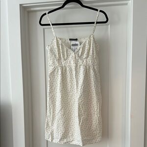 Brandy Melville Cream Spaghetti Strap dress